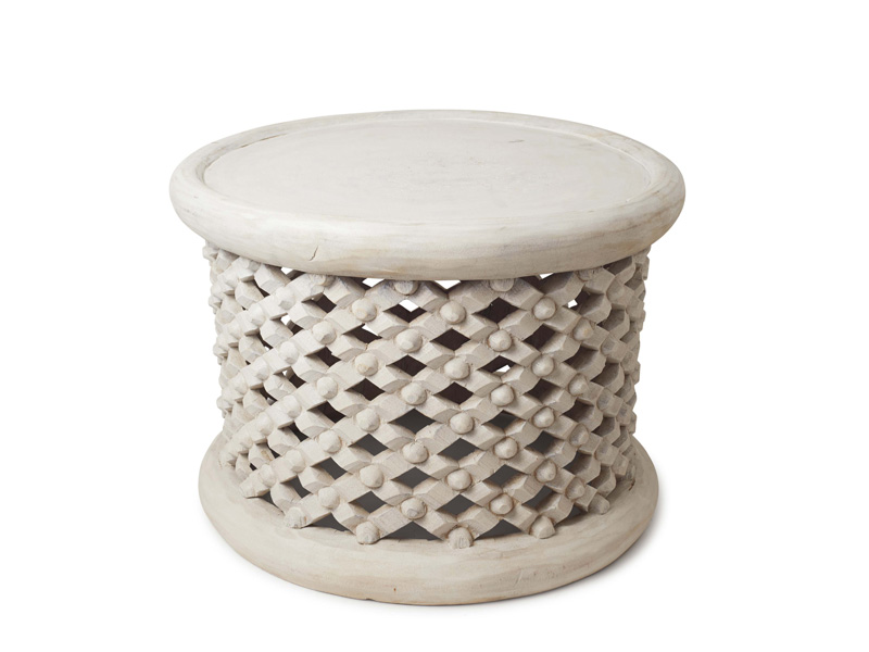60cm white bamileke 60cm white bamileke