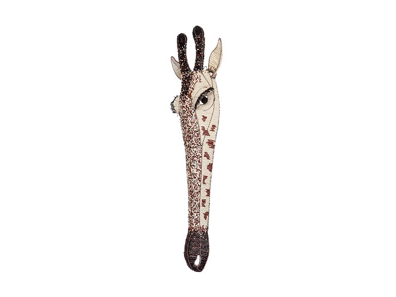 Beaded Wall Hanging Giraffe Head Beaded Wall Hanging Giraffe Head