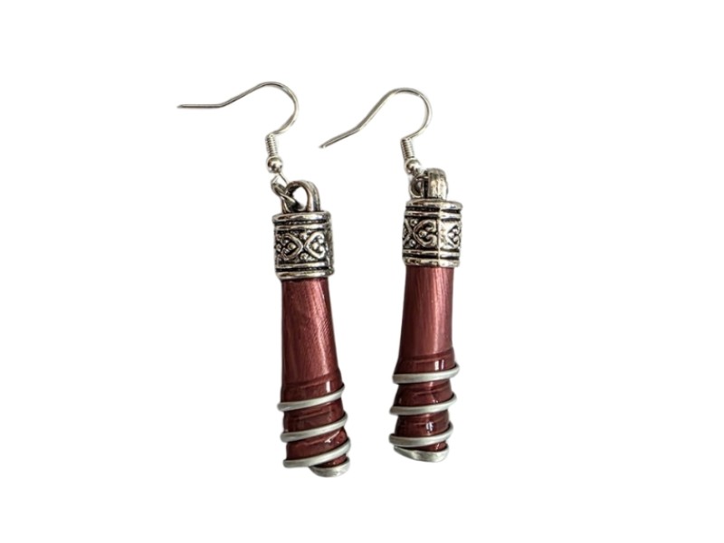 Coffee Pod Curled Earrings