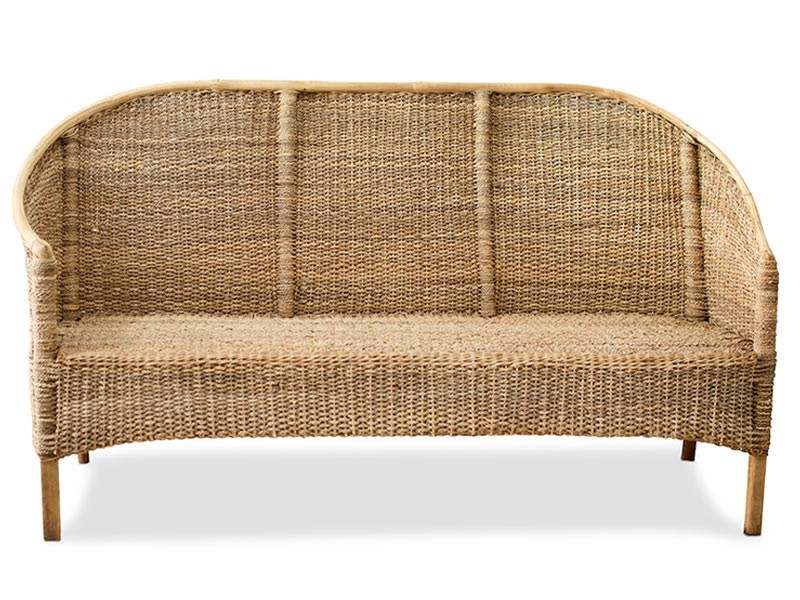 Malawi Kupuma 3 Seater - Twisted Cane Weave Malawi Kupuma 3 Seater - Twisted Cane Weave