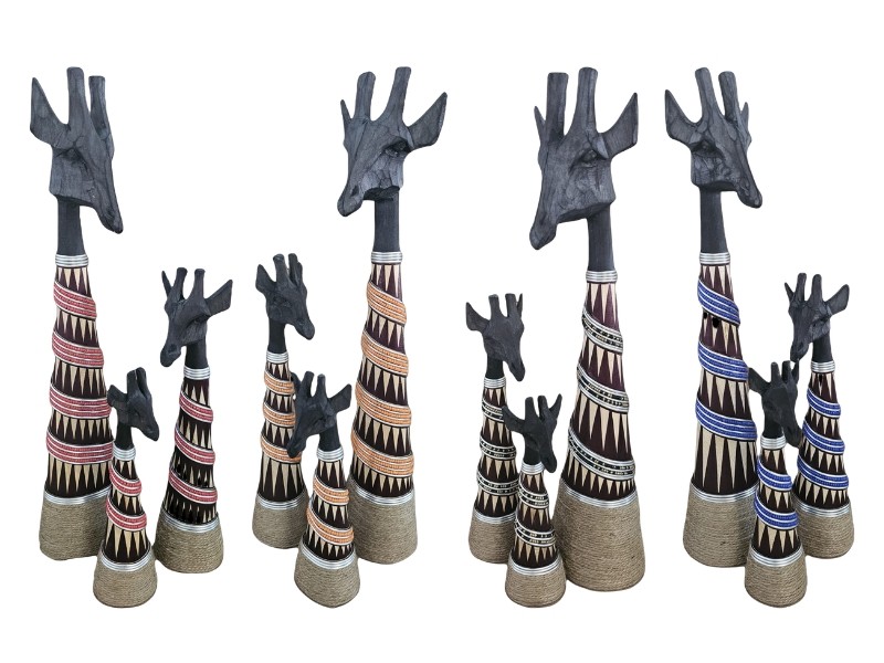 Bone Finish Bead Giraffe