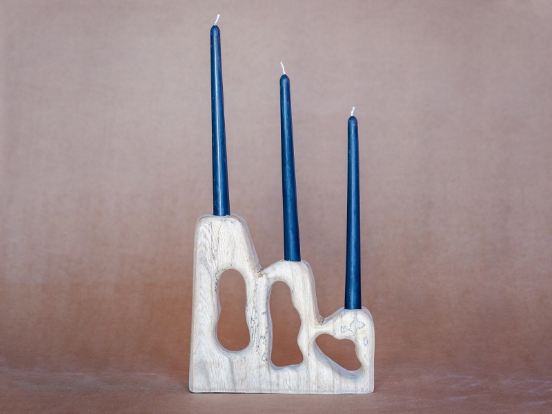 Blue Gum Candle holder - 2 Blue Gum Candle holder - 2