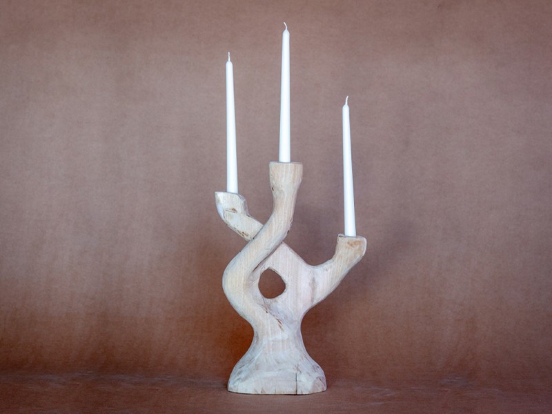 Blue Gum Candle holder - 5 Blue Gum Candle holder - 5