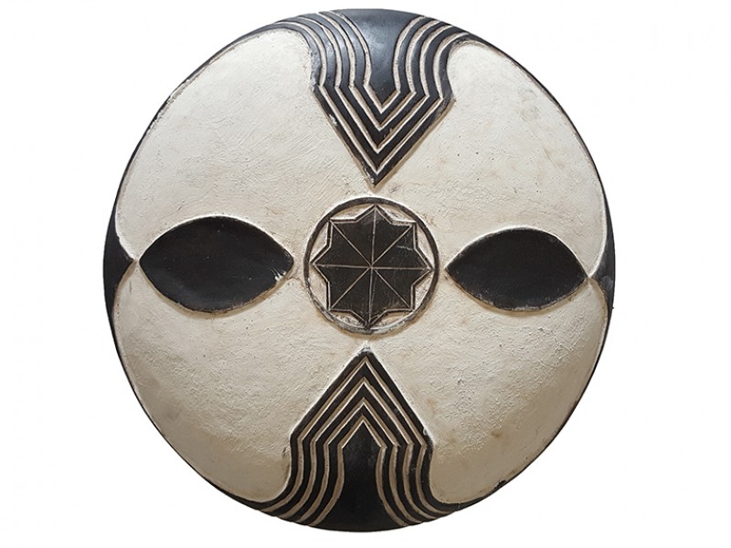 Carved Wood Shield # 5 Carved Wood Shield # 5