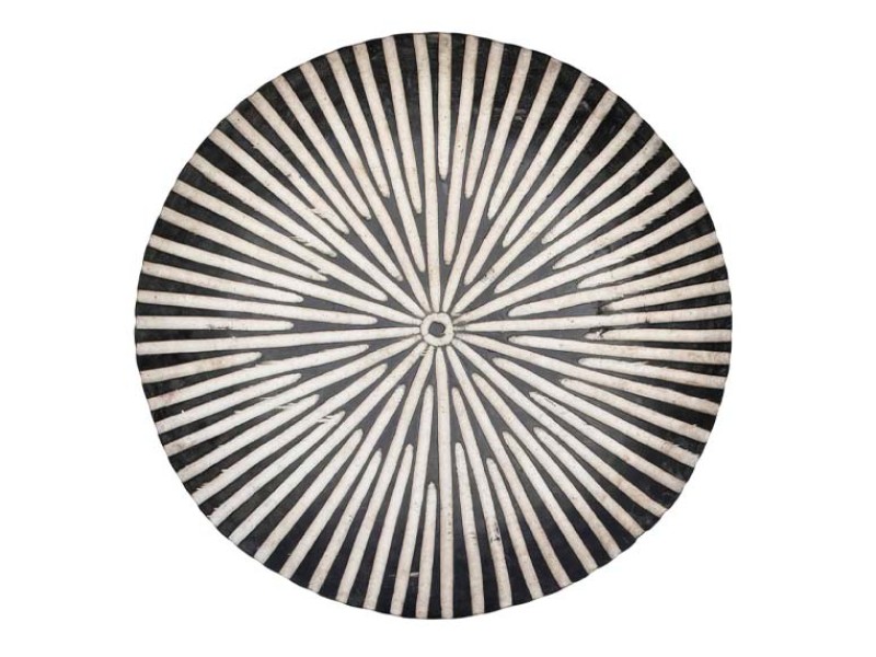Carved Wood Shield - 8 Carved Wood Shield - 8