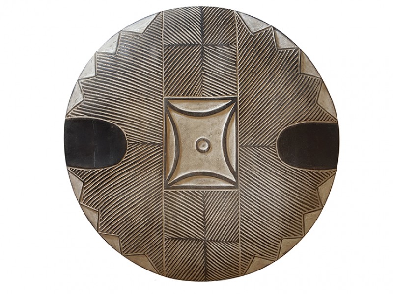 Carved Wood Shield - 14 Carved Wood Shield - 14
