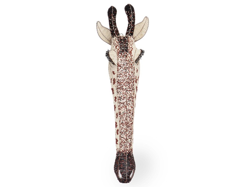 Beaded Wall Hanging Giraffe Head Beaded Wall Hanging Giraffe Head