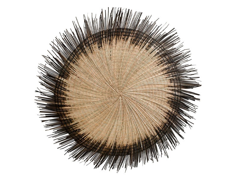 Malawi Sun Wall Basket - Black Malawi Sun Wall Basket - Black