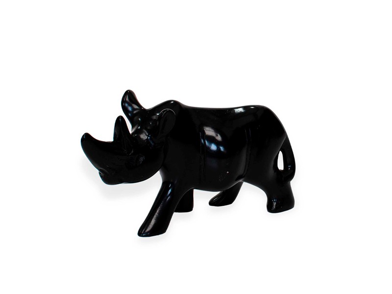 Black Soapstone Rhino | Black Soapstone Rhino |
