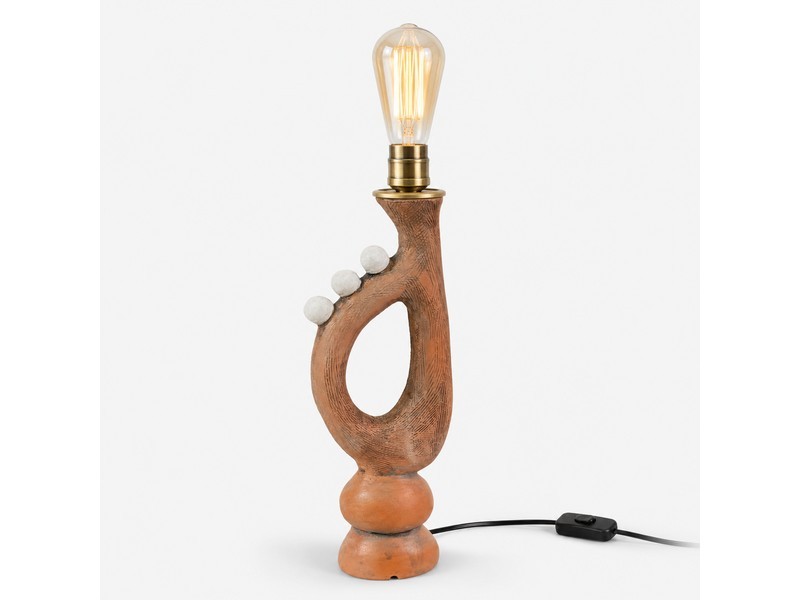 Earthform Loop Lamp &mdash; Terracotta