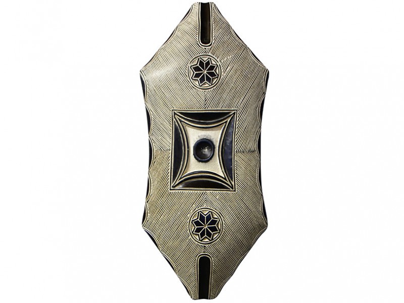 Large African Carved Wood Shield - Gabon Large African Carved Wood Shield - Gabon