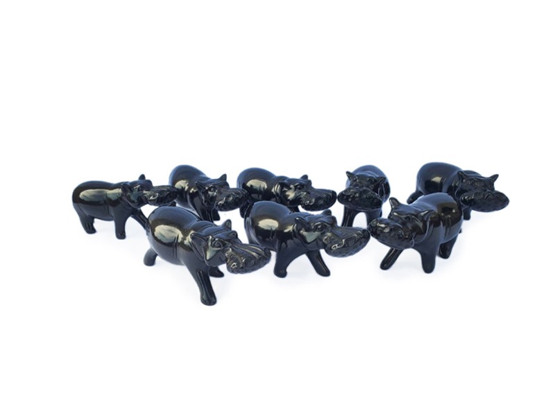 Soap Stone Black Hippo Soap Stone Black Hippo