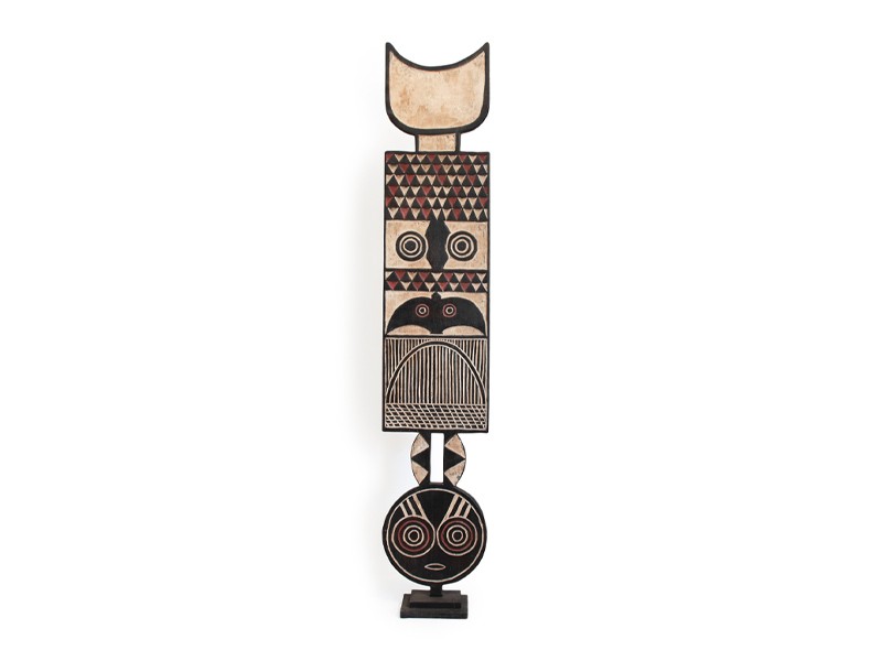Tall Handcrafted African Totem – Assorted Patterns Tall Handcrafted African Totem – Assorted Patterns