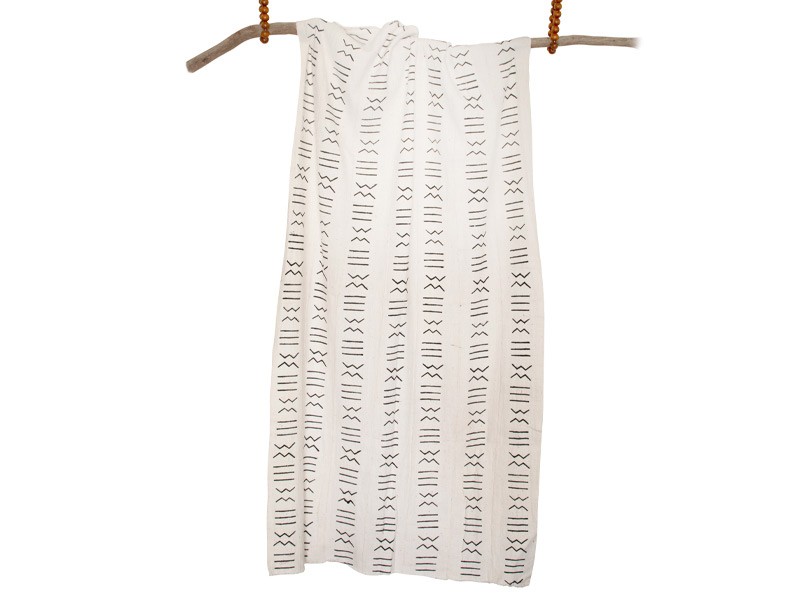 White Bogolan Mud Cloth White Bogolan Mud Cloth