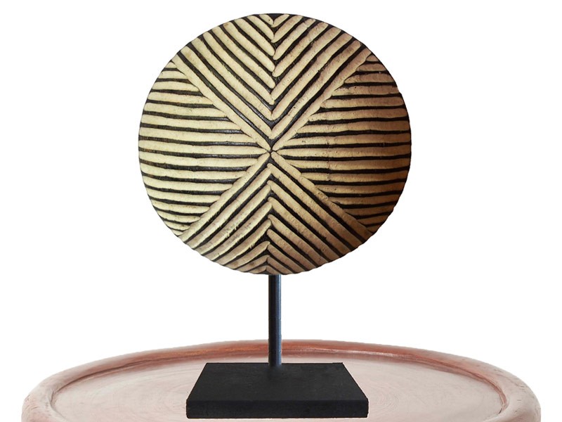On Bamileke stool On Bamileke stool