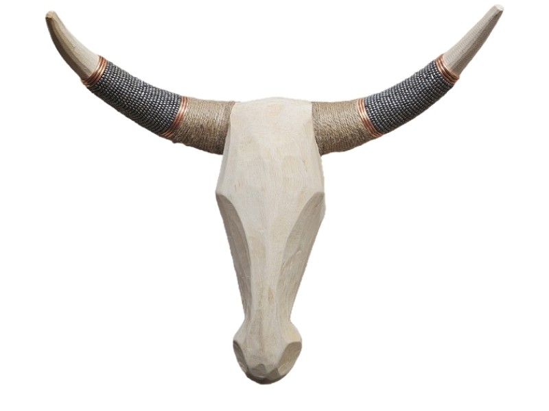 Brown Wood Black Beads