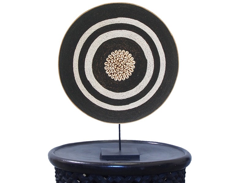 Black with White rings Black with White rings