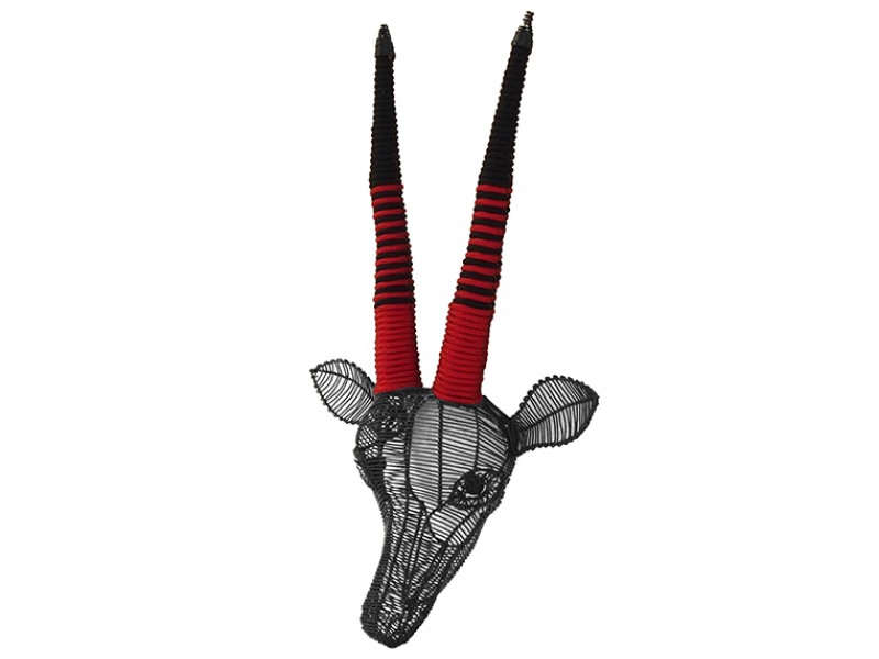 Charcoal with Red and Black Rope Charcoal with Red and Black Rope