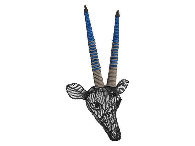 Charcoal with Blue and Grey Rope Charcoal with Blue and Grey Rope