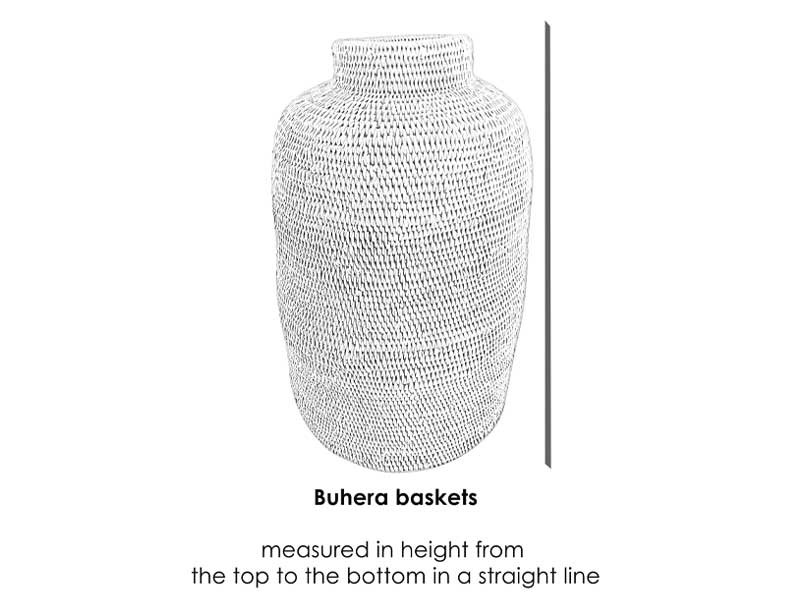 How to measure your Buhera Basket How to measure your Buhera Basket