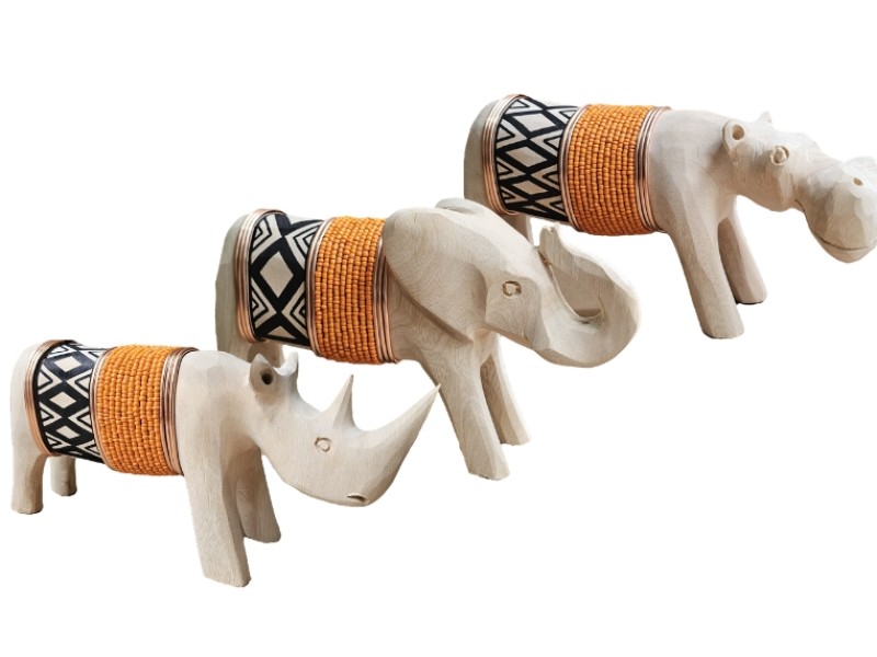 Orange and Ethnic Pattern
