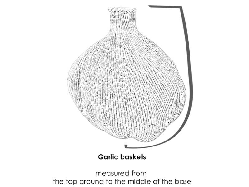 How to measure your Garlic Basket How to measure your Garlic Basket