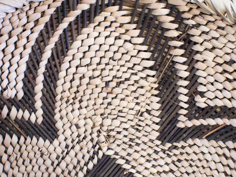 Munyumbwe Winnowing Basket - Design close up Munyumbwe Winnowing Basket - Design close up