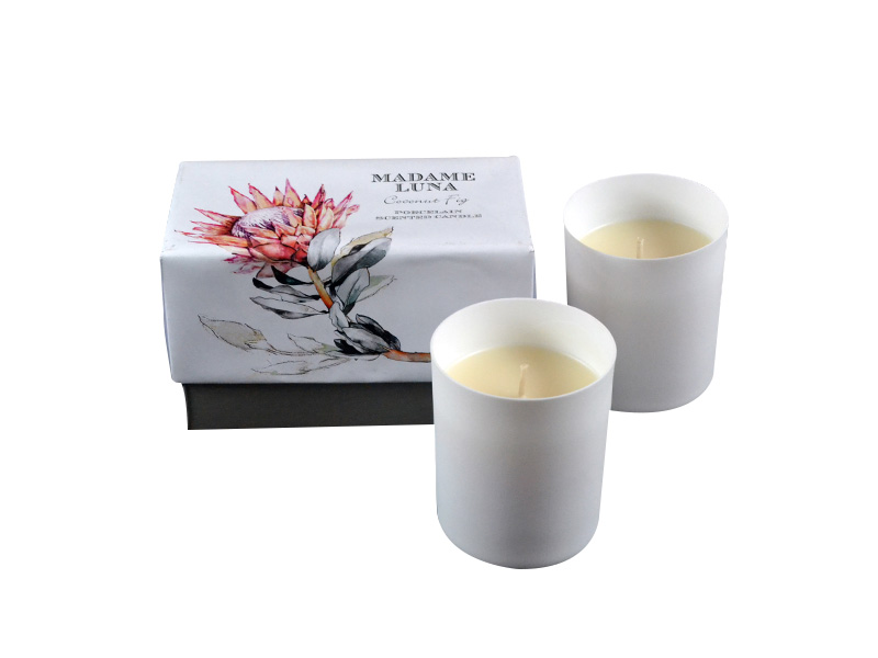 Set Of 2 Botanical Candles Set Of 2 Botanical Candles